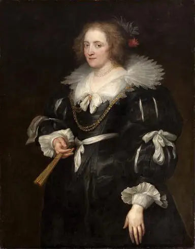 Retrato de Amélie de Solms-Braunfels - Antoine van Dyck
