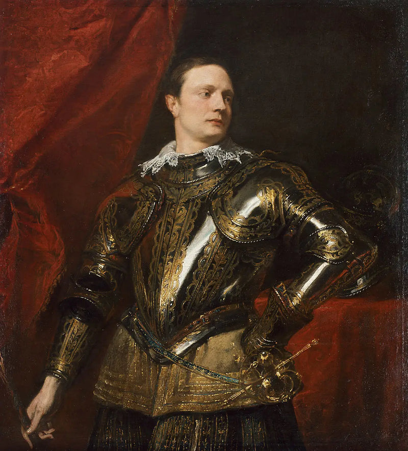 Retrato de um jovem general - Antoine van Dyck