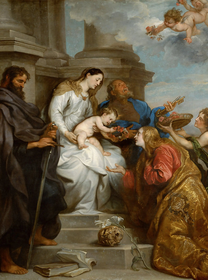 Coronamento de Santa Rosália - Antoine van Dyck