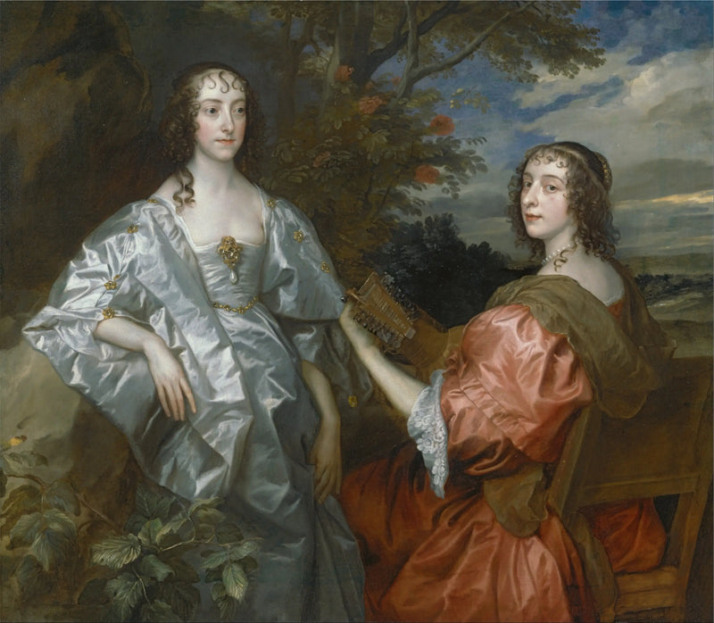 Catherine, condessa de Chesterfield, e Lucy, condessa de Huntingdon - Antoine van Dyck