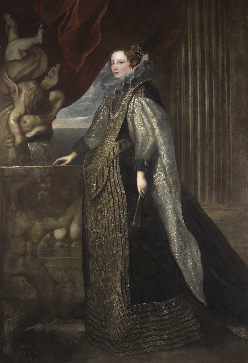 Portrait de Catarina Balbi Durazzo - Antoine van Dyck