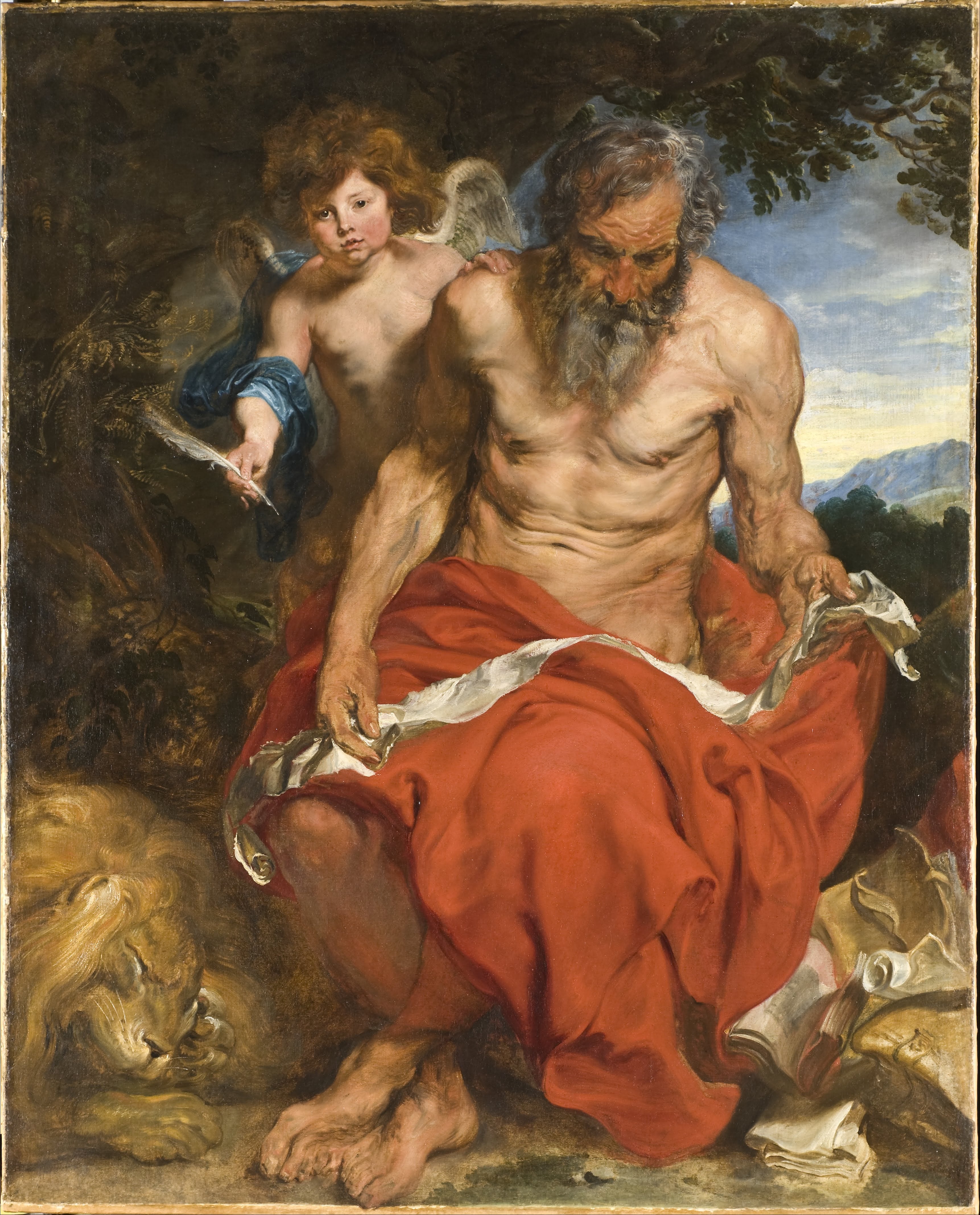 Saint Jérôme - Antoine van Dyck