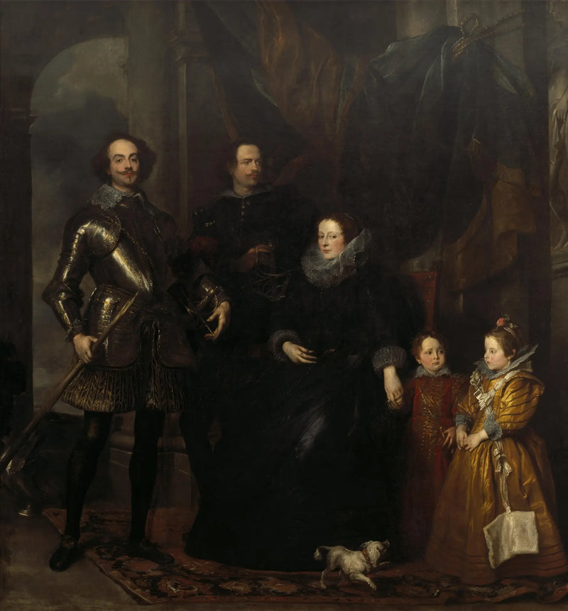 Retrato da família Lomellini - Antoine van Dyck