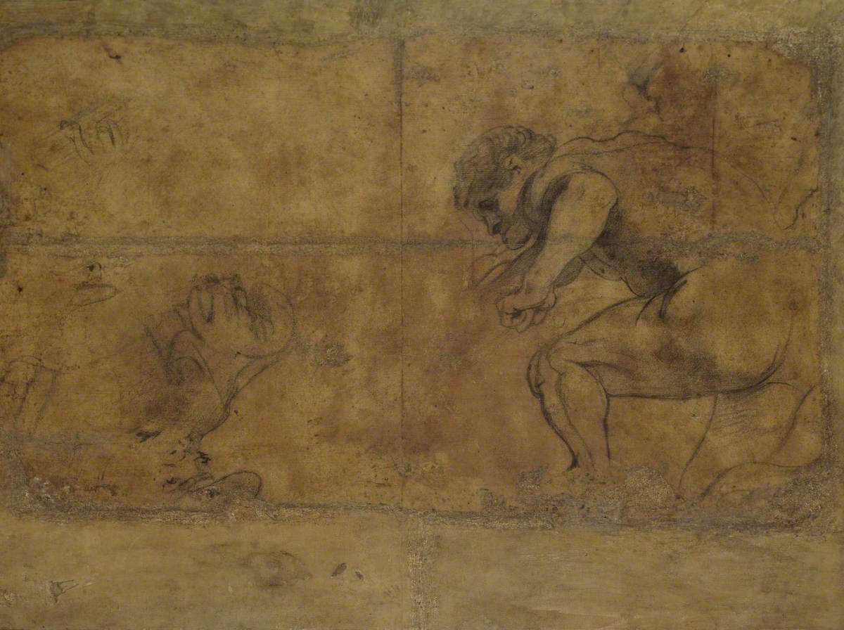 Études pour « Le Martyre de saint Sébastien » (verso) - Antoine van Dyck