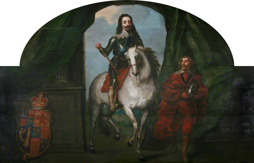 Le roi Charles Ier (1600-1649) et son écuyer M. de St Antoine, chevalier d'Epergnon - Antoine van Dyck