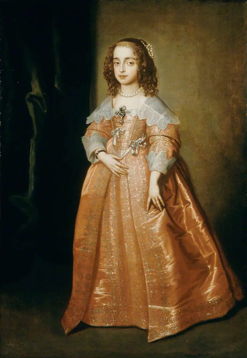 Maria, princesa de Orange (1631-1660), filha de Carlos I - Antoine van Dyck