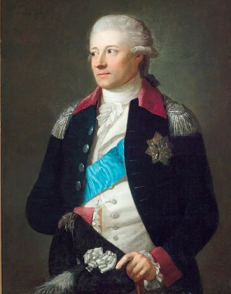 Retrato de Kazimierz Rzewuski - Anton Graff