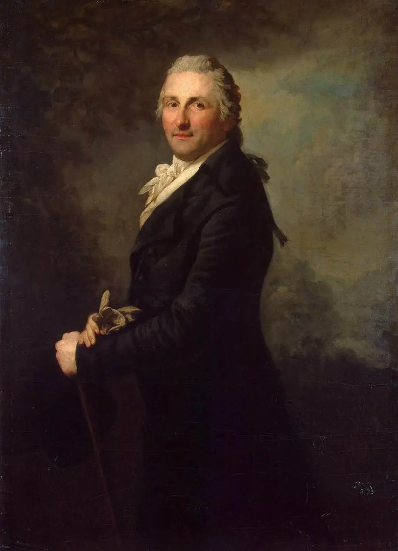 Retrato de Georg Leopold Goguel - Anton Graff