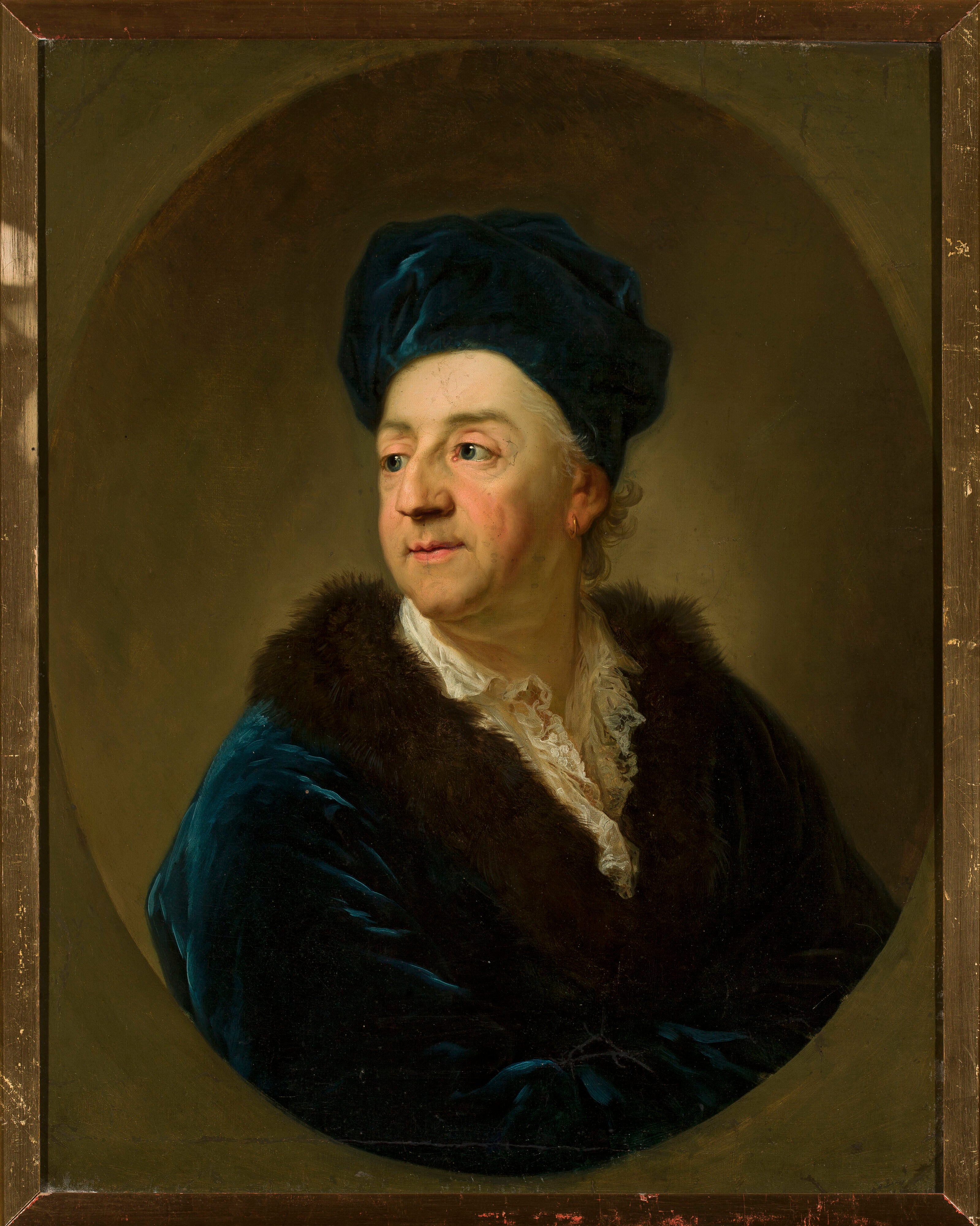 Portrait de Johann Nepomuk von Schaffgotsch dans un peignoir. - Anton Graff