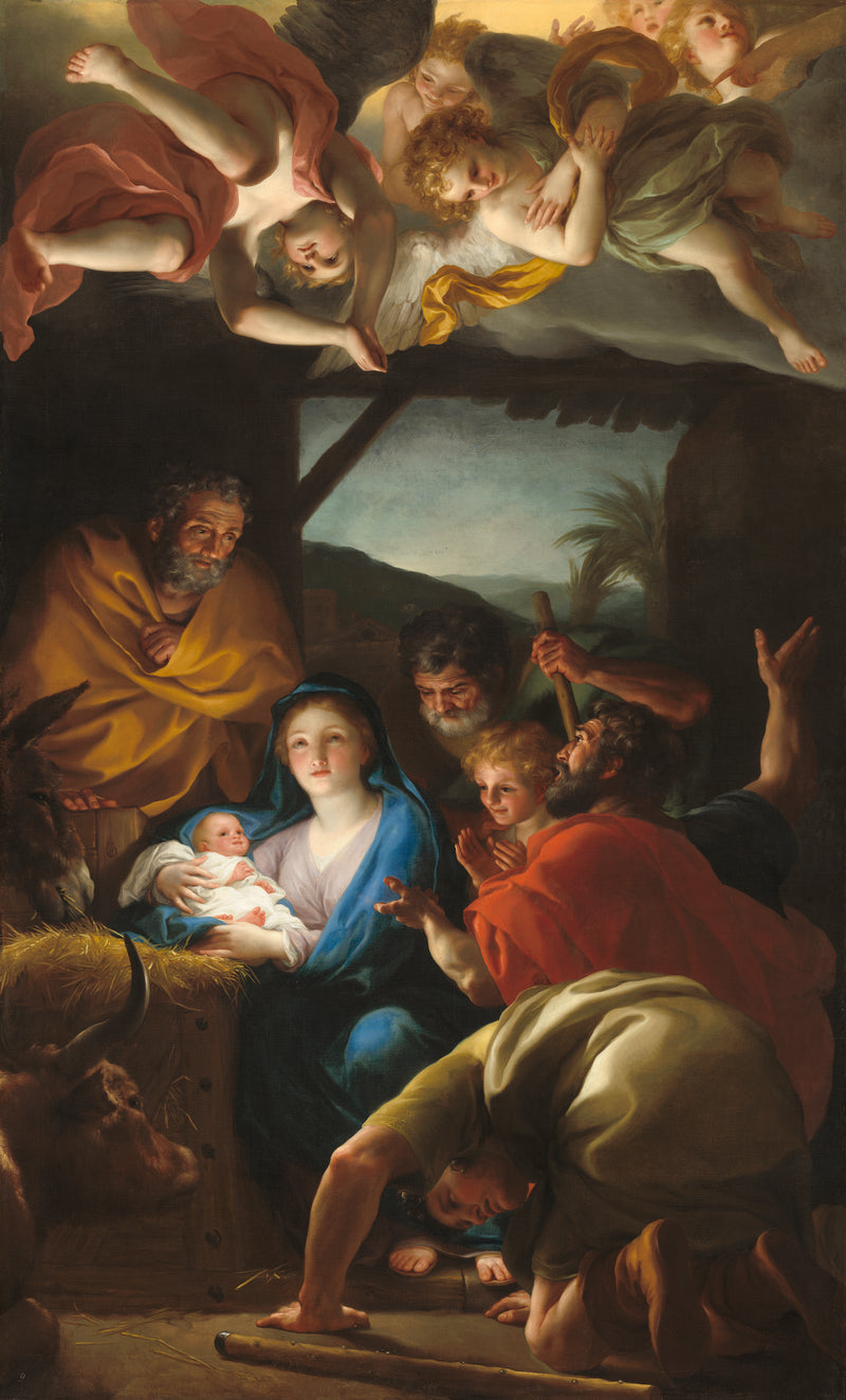 A Adoração dos Pastores. - Anton Raphael Mengs