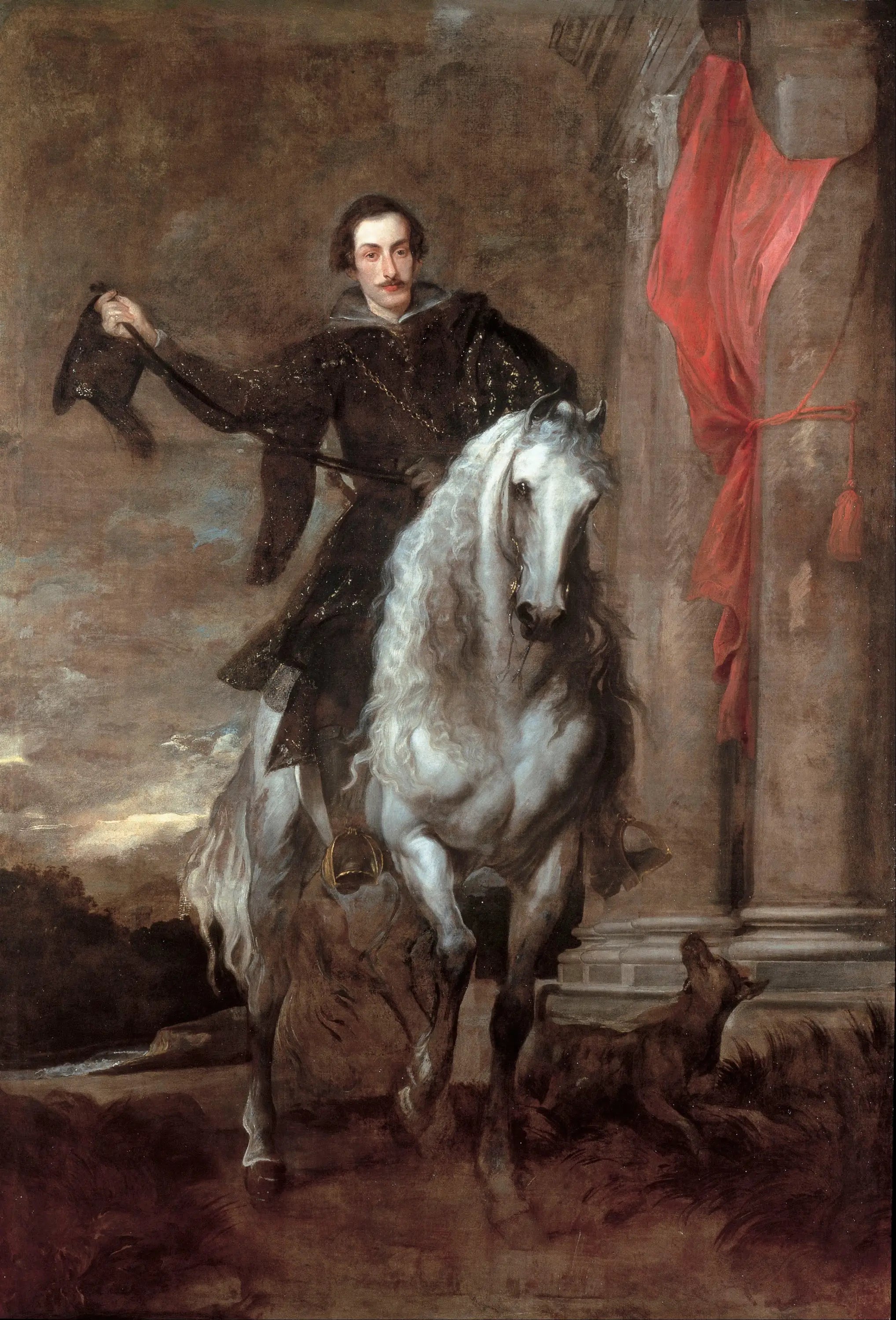 Anton Giulio Brignole Vente à cheval - Antoine van Dyck - Alpha Reproduction