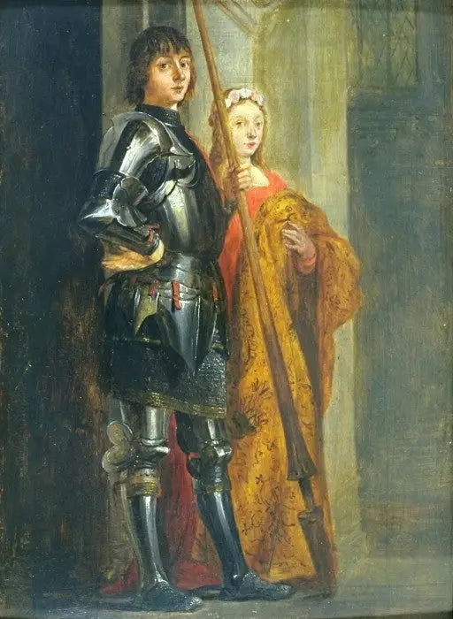 Santos Jorge e Cecília (segundo Antonello da Messina) - David Teniers Júnior