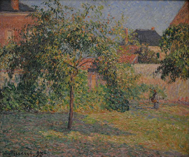 Macieira no campo, Éragny - Camille Pissarro