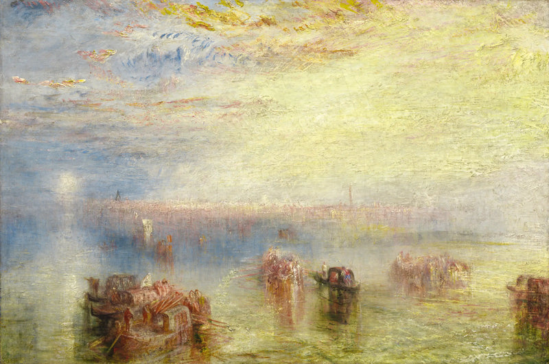 Abordagem a Veneza - J. M. W. Turner