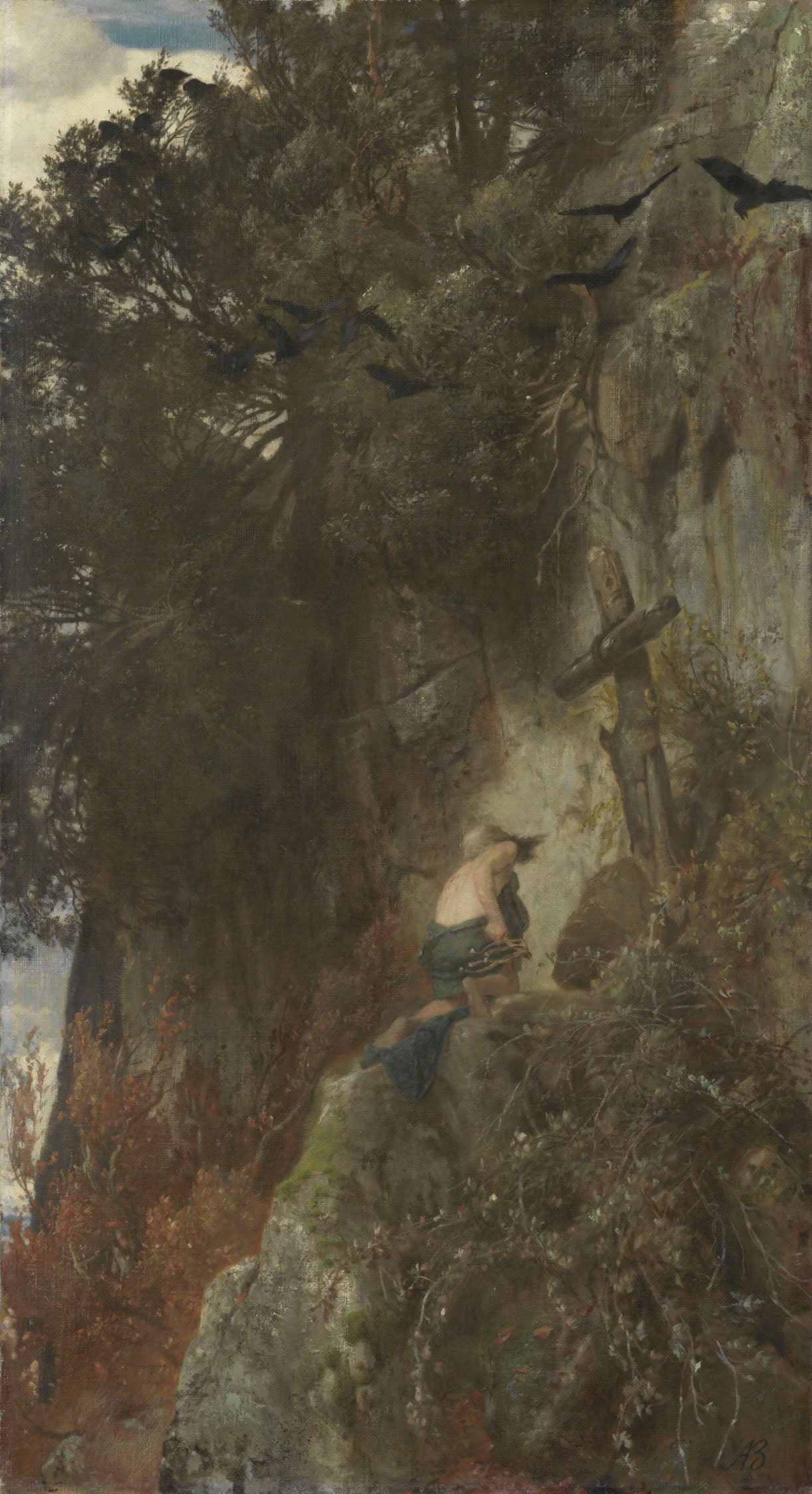 L'ermite - Arnold Böcklin