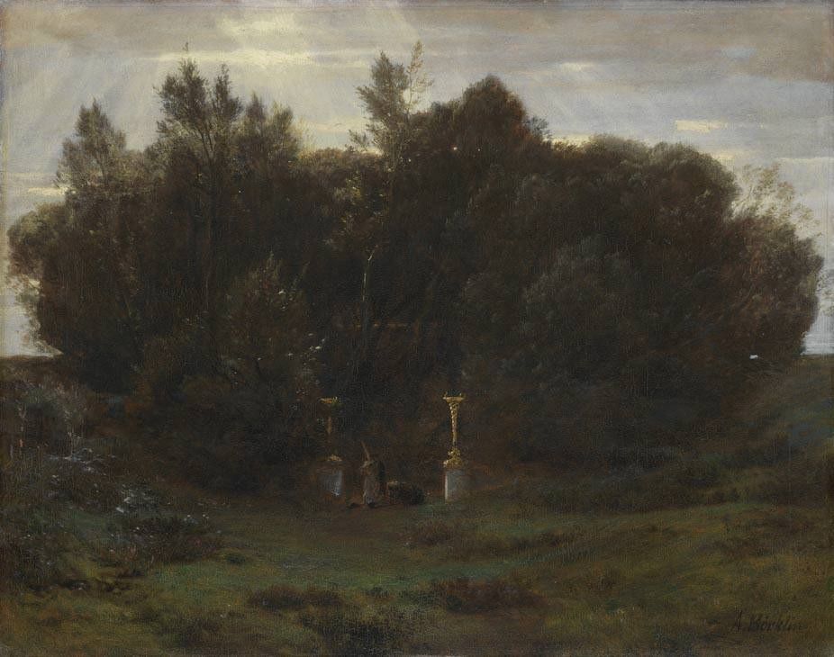 Un bosquet sacré - Arnold Böcklin