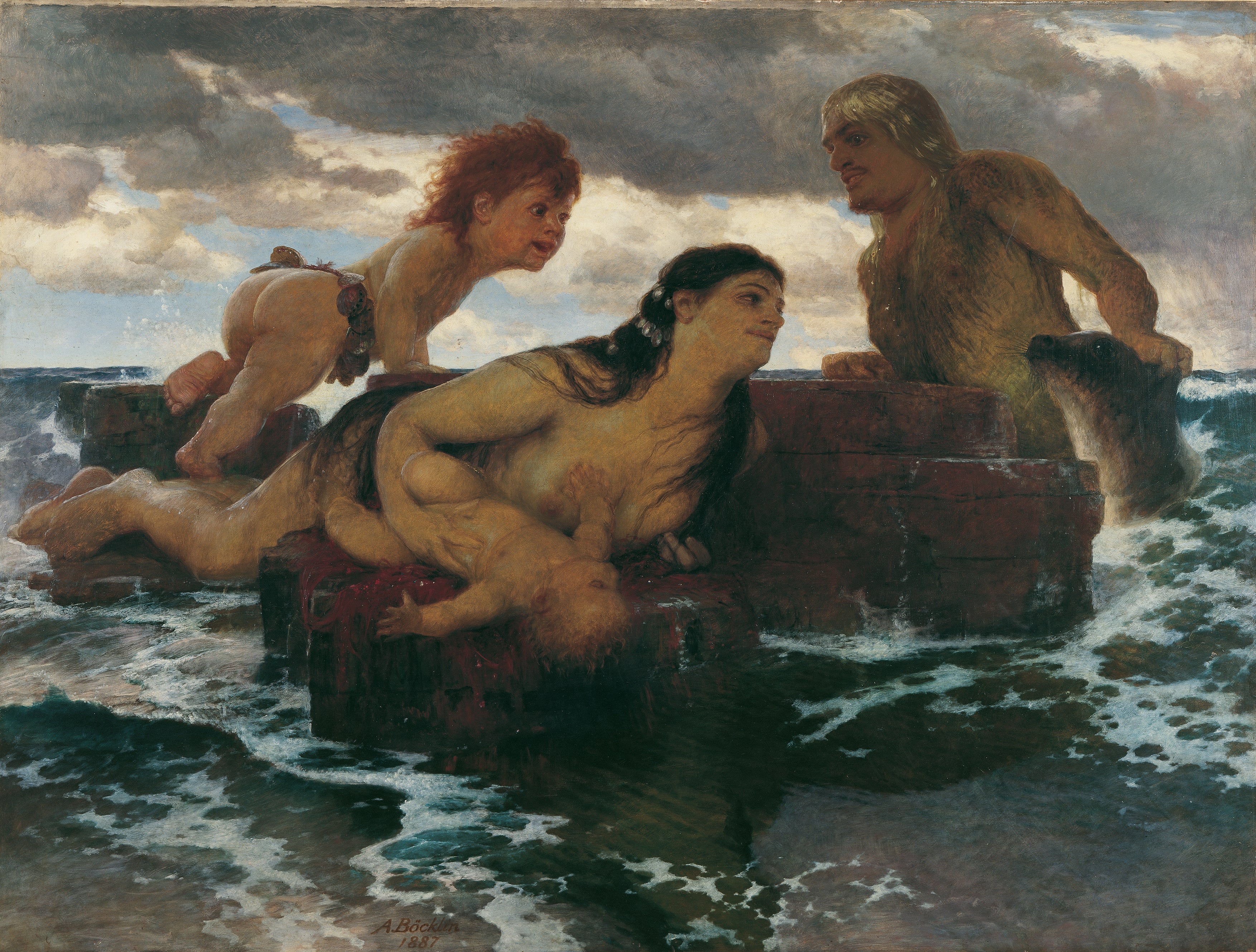 Idylle de la mer - Arnold Böcklin