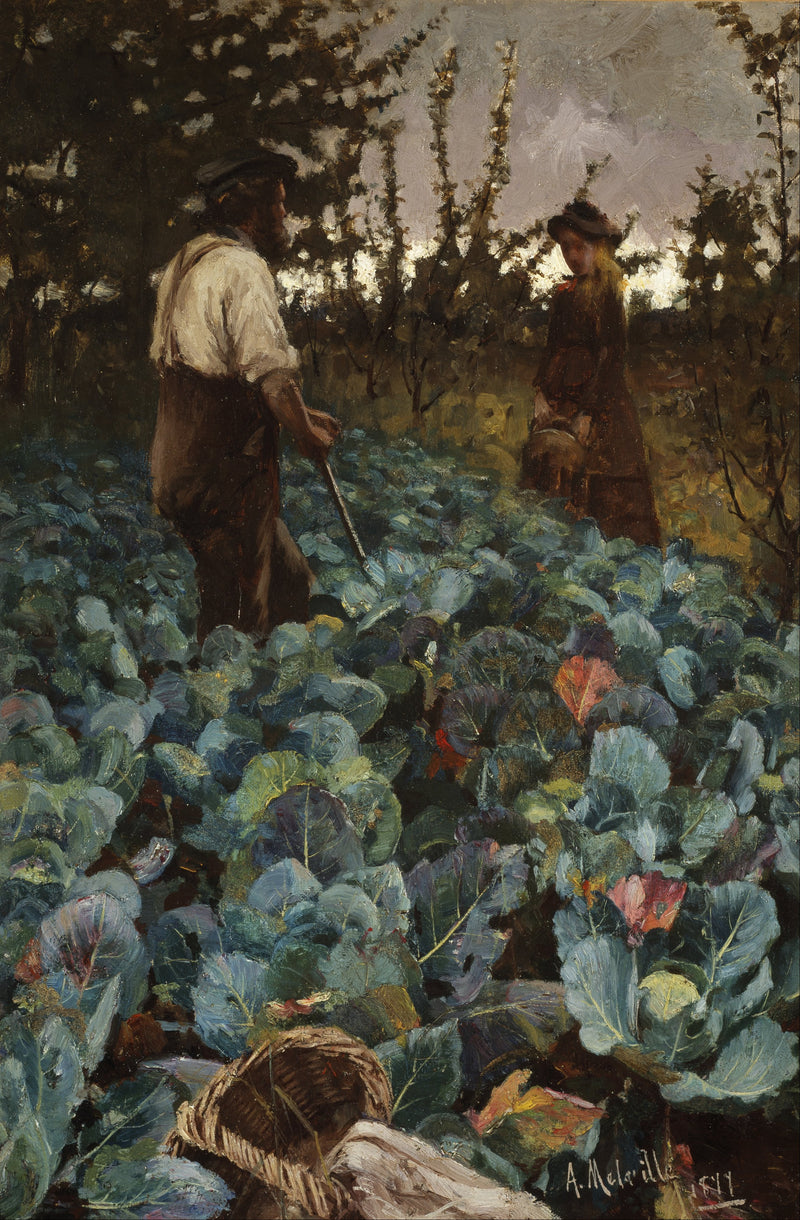 Le Jardin de choux - Arthur Melville