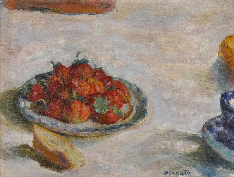 Prato de morangos - Pierre Bonnard
