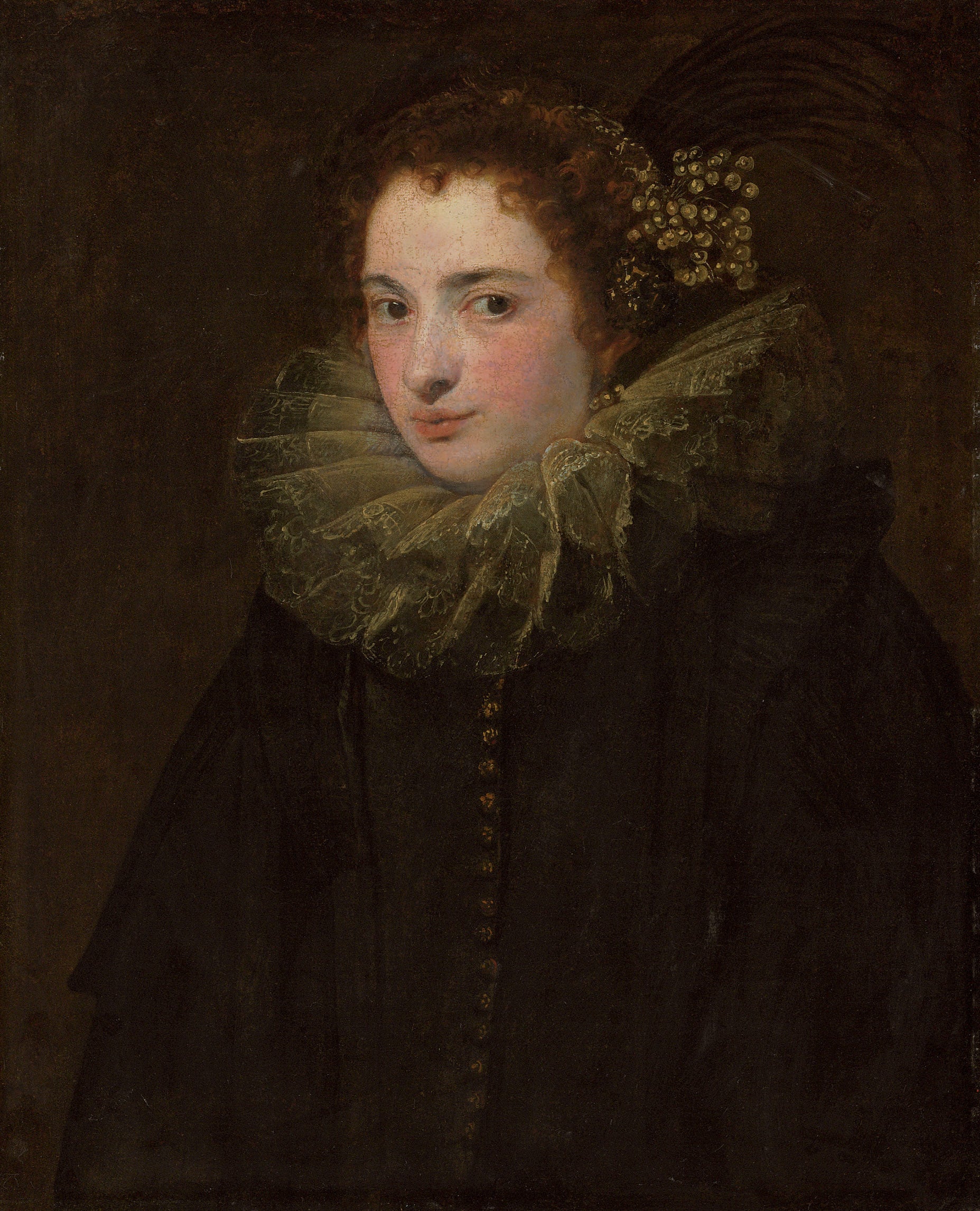 Portrait d'une noble femme - Antoine van Dyck