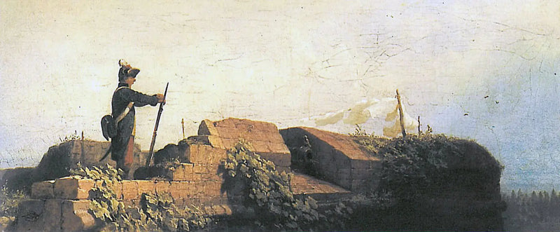 Sobre o Bastião - Carl Spitzweg