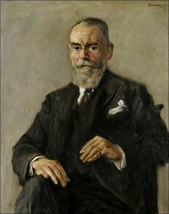 Portrait d'Auguste Batschari - Max Liebermann