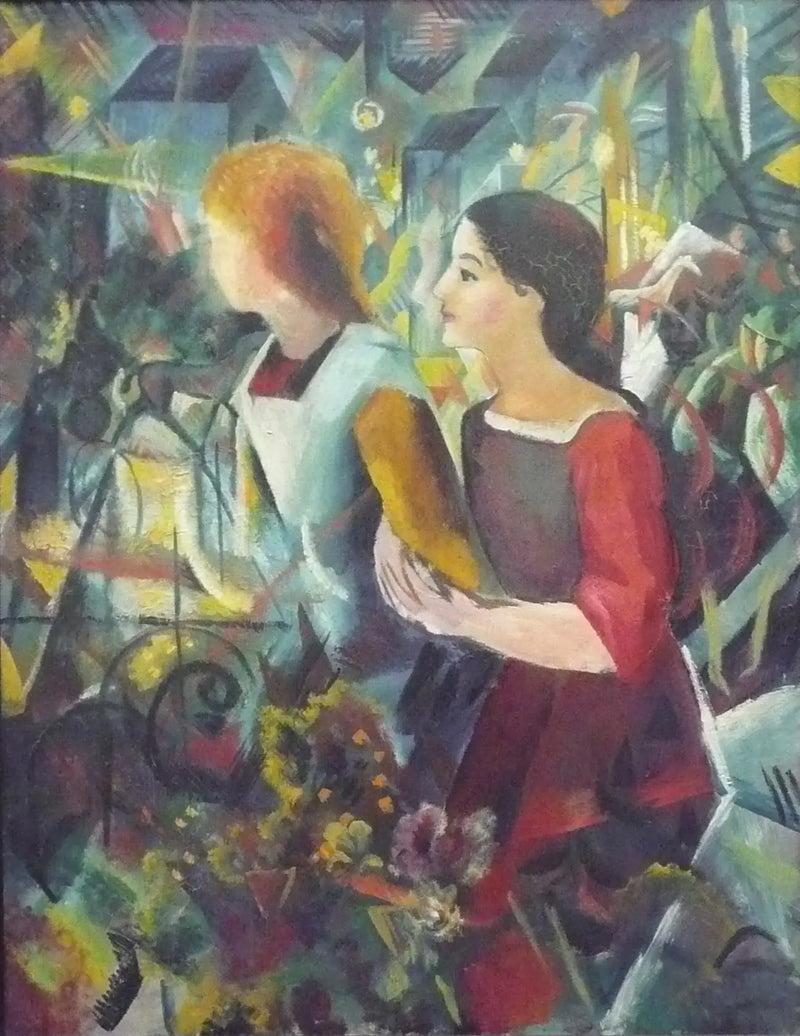 Duas meninas - August Macke