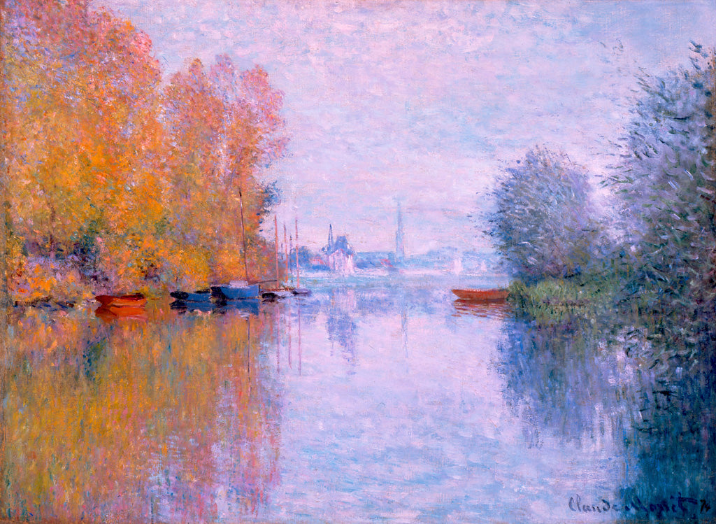 Outono no Sena, Argenteuil - Claude Monet