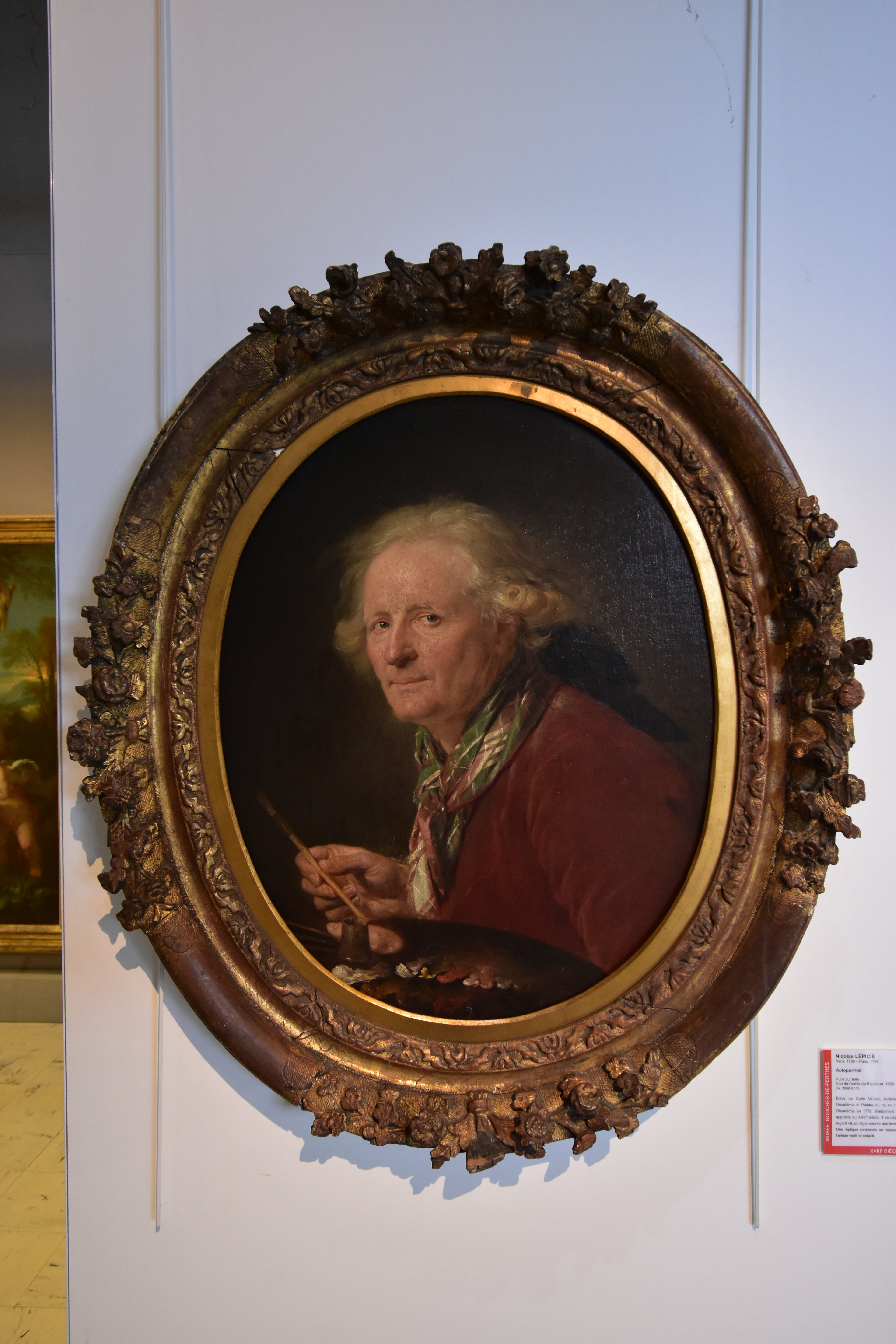 Autoportrait - Nicolas-Bernard Lépicié