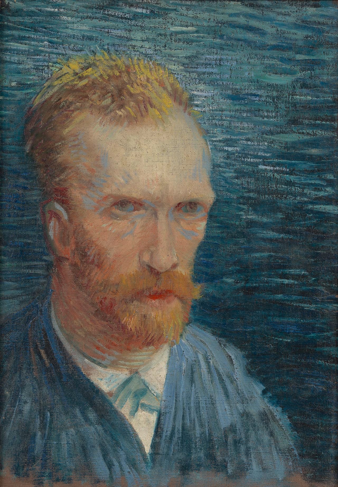 🎨 Autorretrato – Vincent van Gogh (1887)