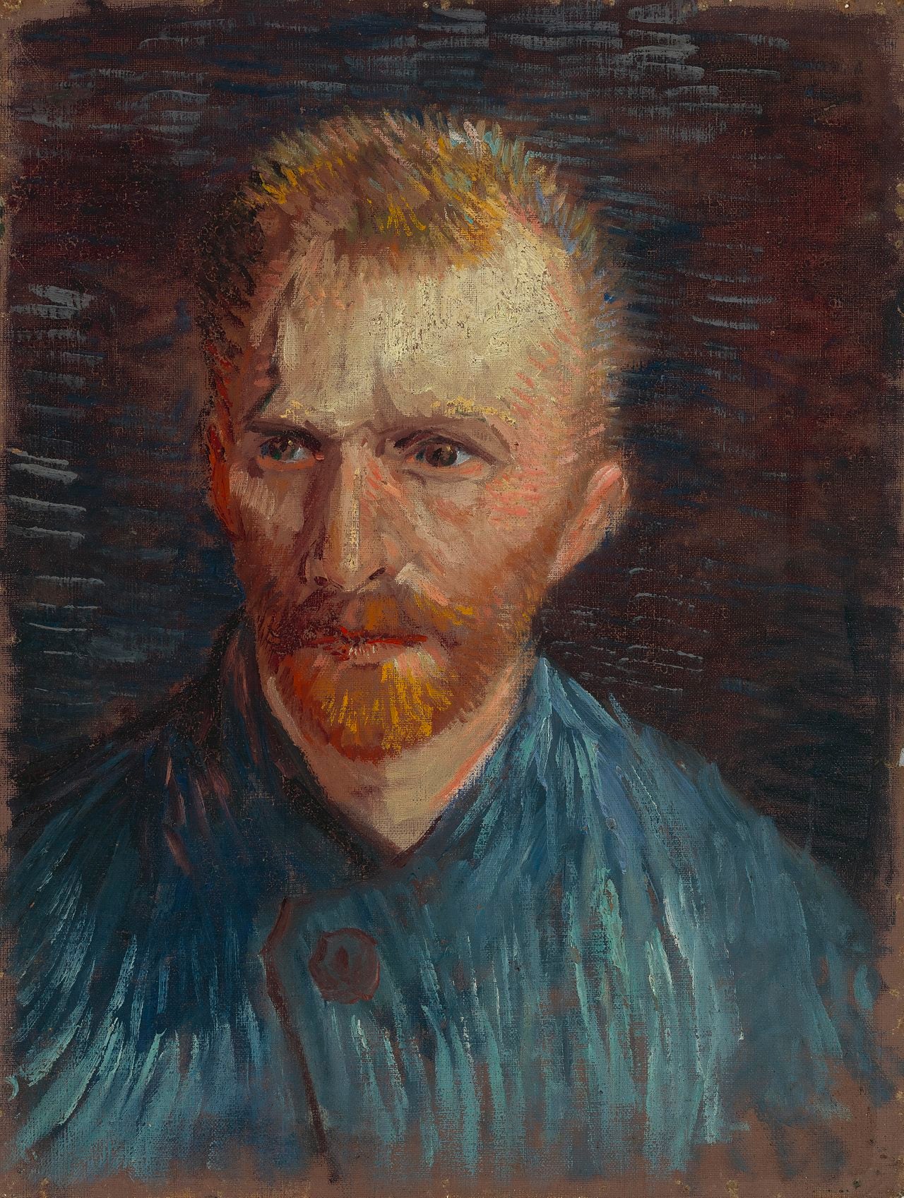 🎨 Autorretrato – Vincent van Gogh (1887)