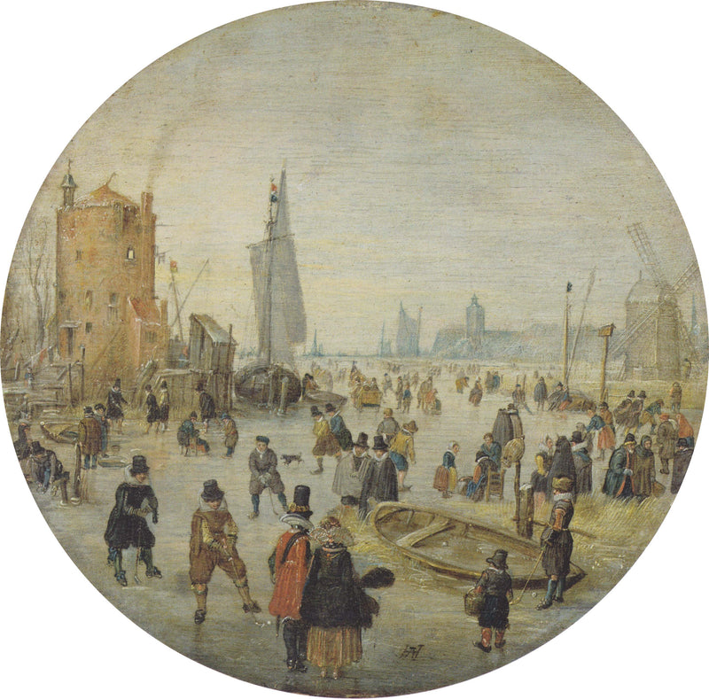 paysage d'hiver - Hendrick Avercamp