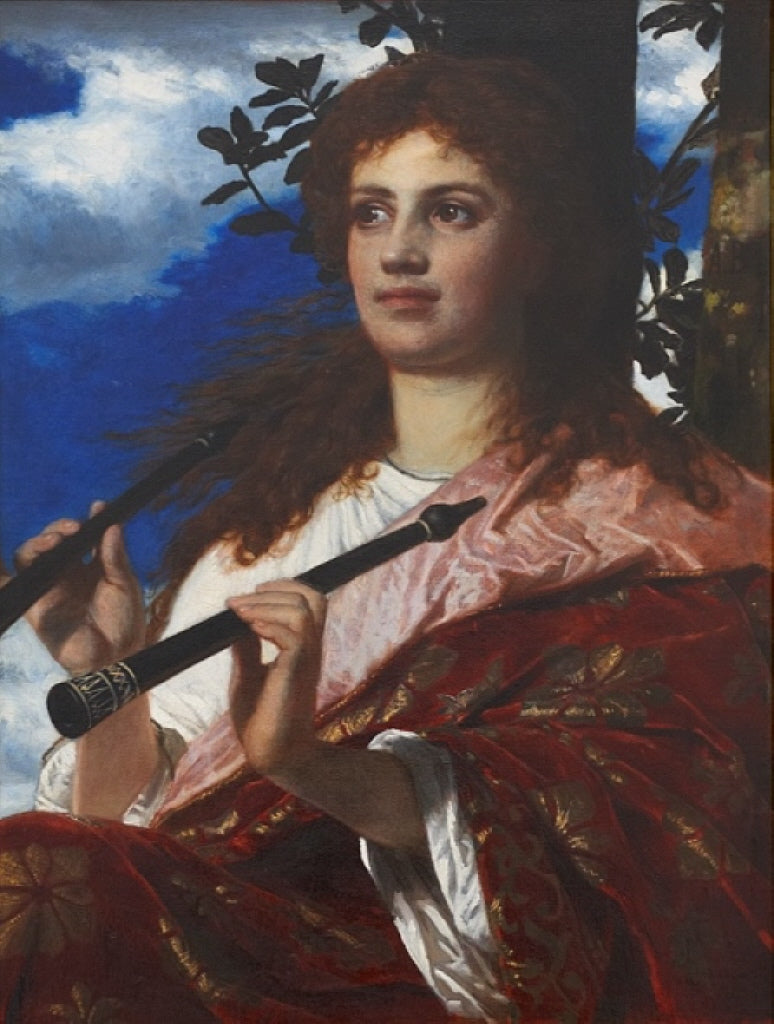 La muse d'Anacréon - Arnold Böcklin