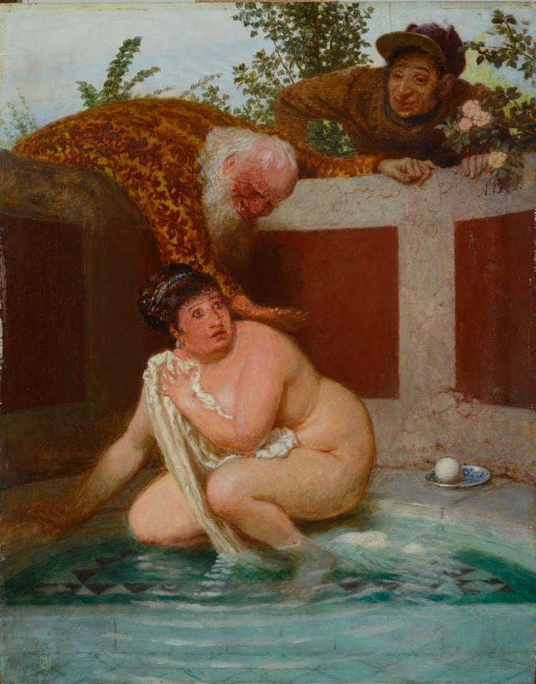 Susanna et les deux vieillards - Arnold Böcklin