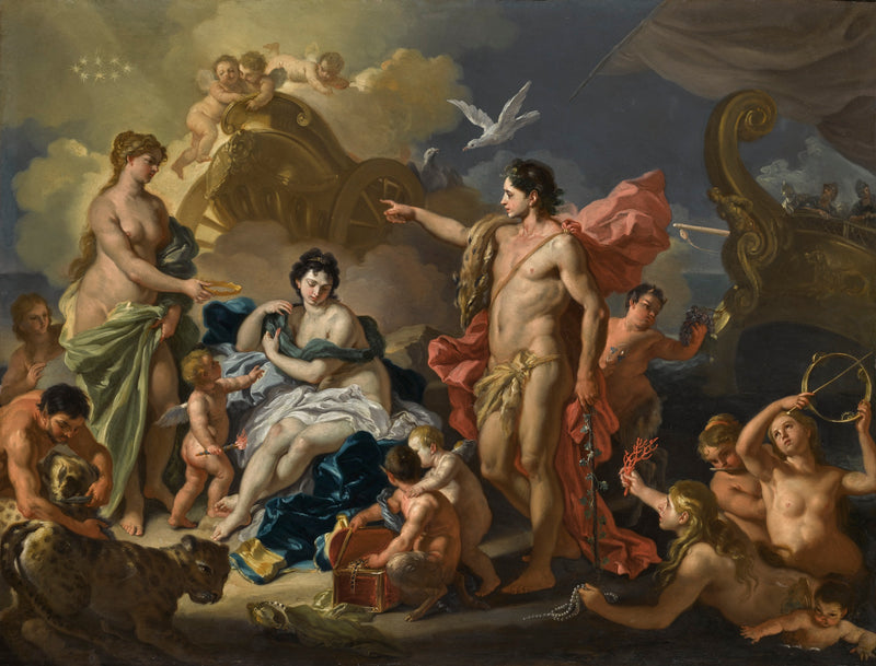 Baco e Ariadne - Francesco Solimena