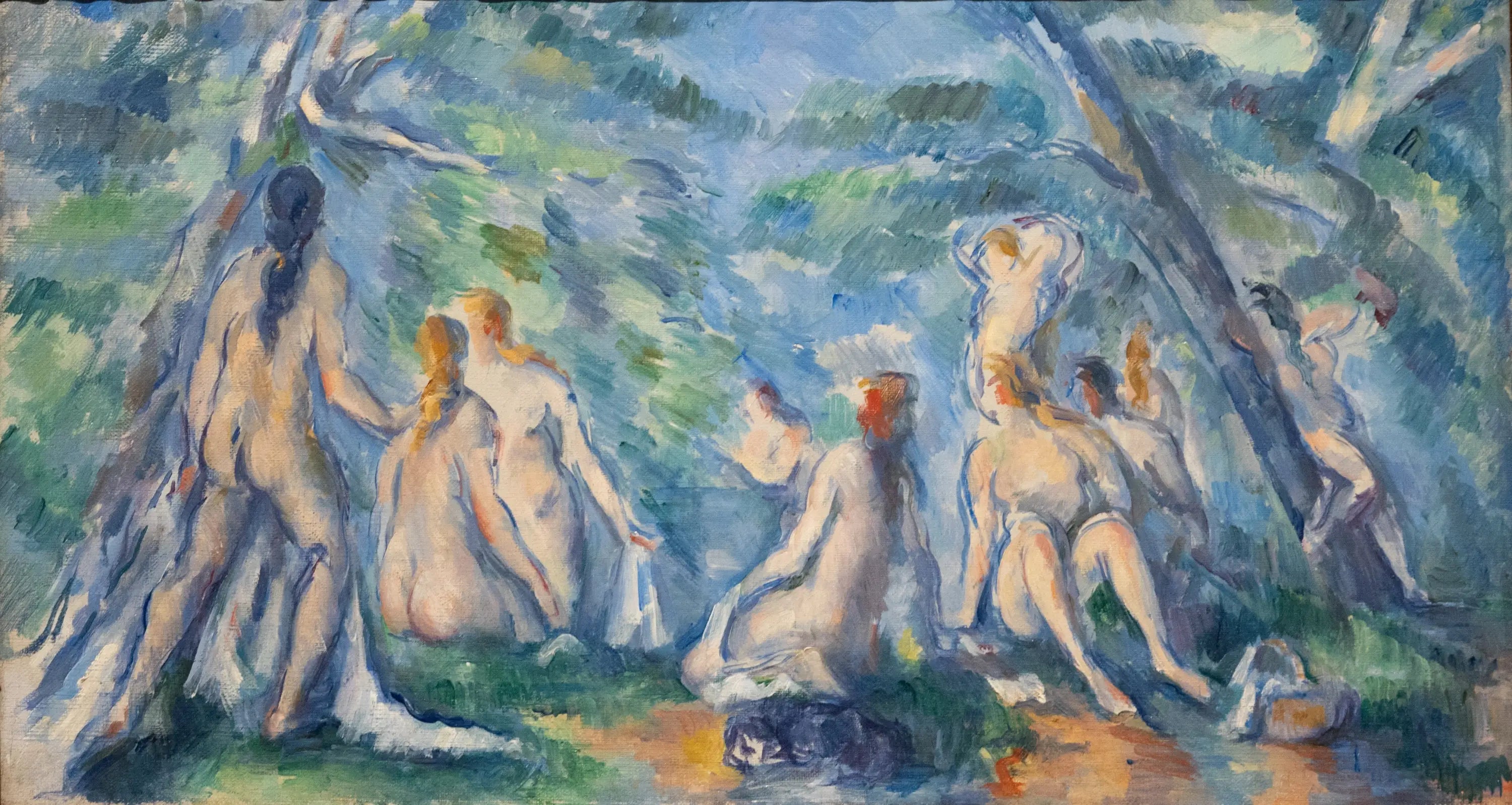 Reproduction du tableau « Baigneuses - Paul Cézanne » par Alpha Reproduction en peinture à l’huile