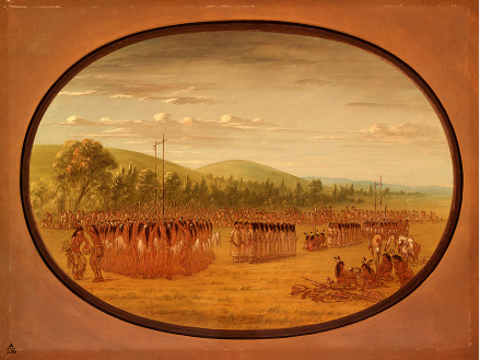 Danse de balle - Choctaw - George Catlin