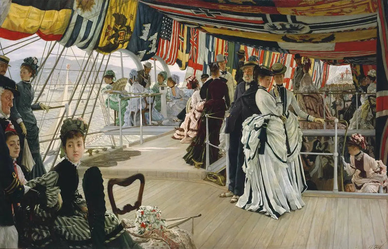 O baile à bordo - James Tissot