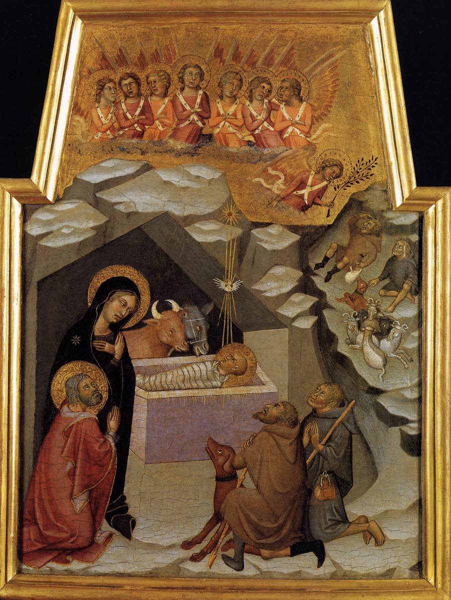 La Nativité et l'Adoration des bergers - Bartolo di Fredi