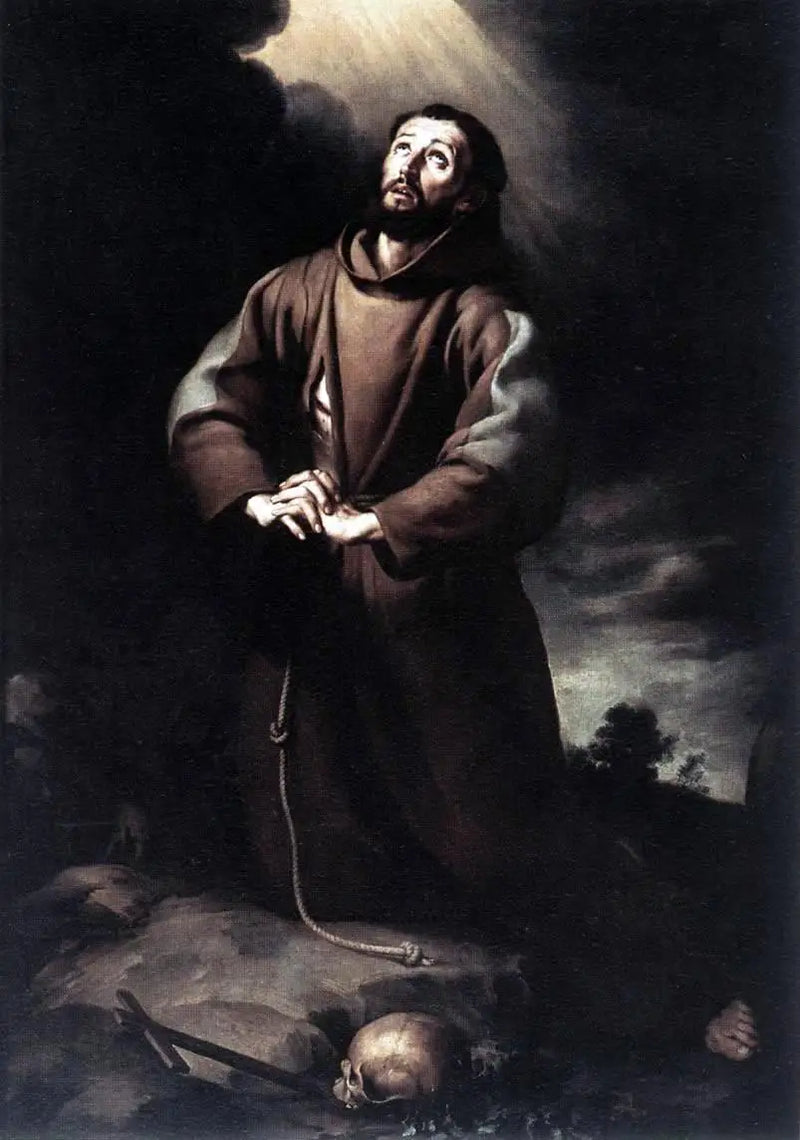 São Francisco de Assis em oração - Bartolomé Esteban Murillo