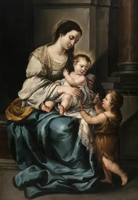 A Virgem com o Menino e São João Criança, « La serrana » - Bartolomé Esteban Murillo