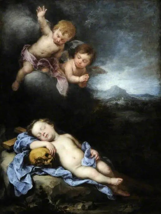 L’Enfant Jésus endormi sur la Croix - Bartolomé Esteban Murillo - Alpha Reproduction