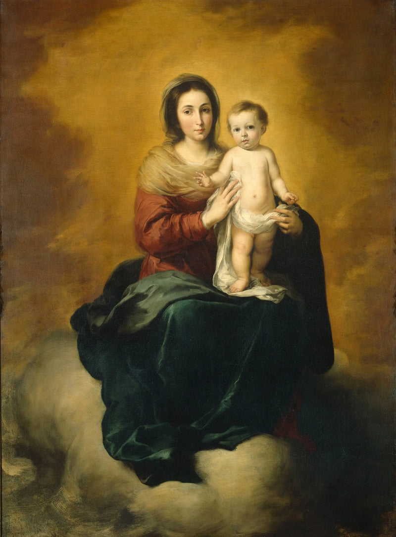 Virgem com o Menino Jesus - Bartolomé Esteban Murillo