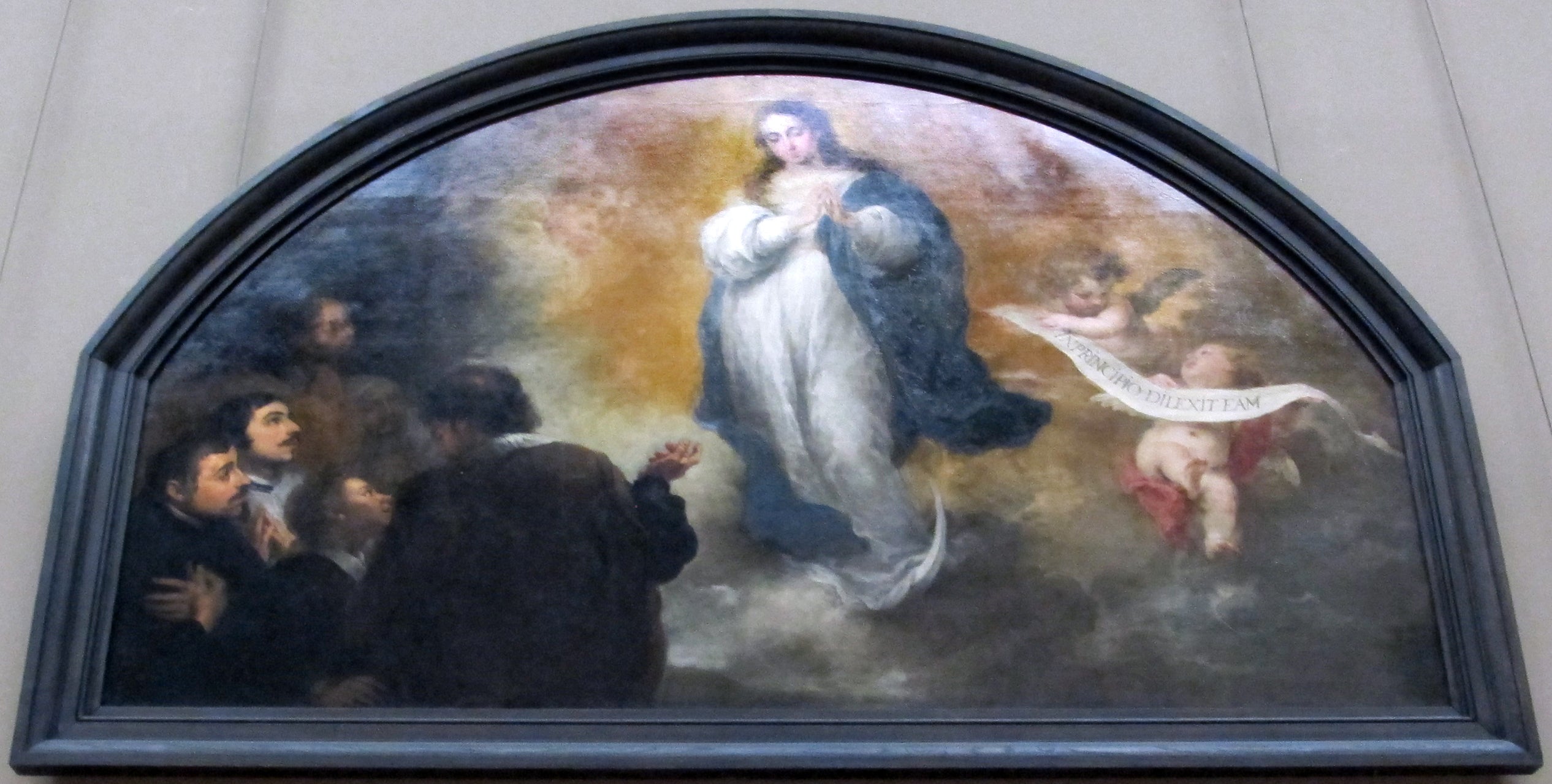 L'Apparition de l'Imaculée conception à six personnages - Bartolomé Esteban Murillo