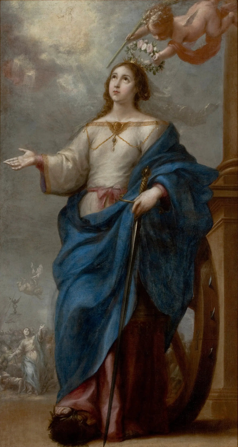Santa Catarina de Alexandria - Bartolomé Esteban Murillo