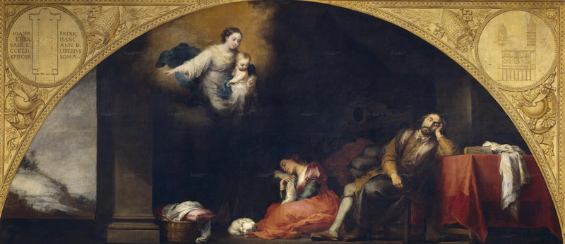O sonho do patrício - Bartolomé Esteban Murillo
