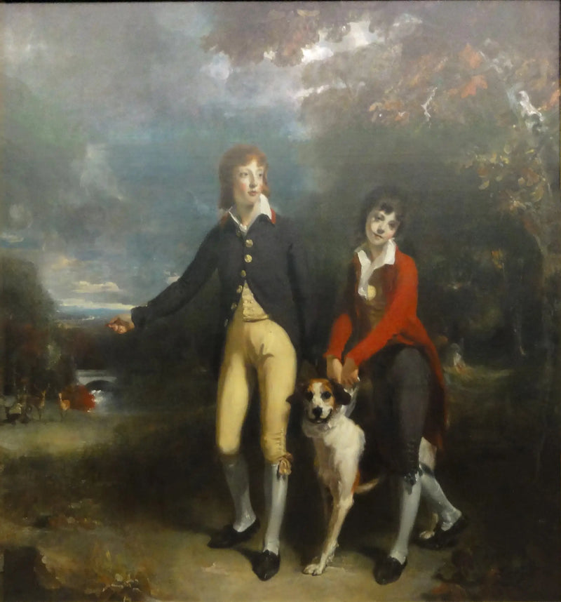 Os dois filhos do 1º conde Talbot - Thomas Lawrence
