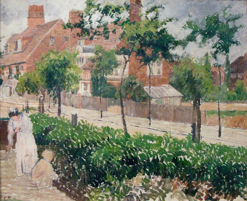 Bath Road, Londres, (esboço) - Camille Pissarro
