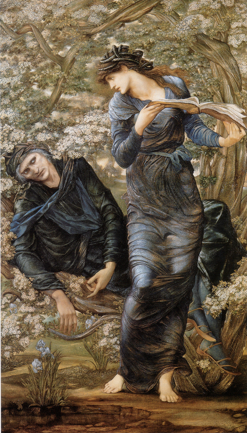 O Encantamento de Merlin - Edward Burne-Jones