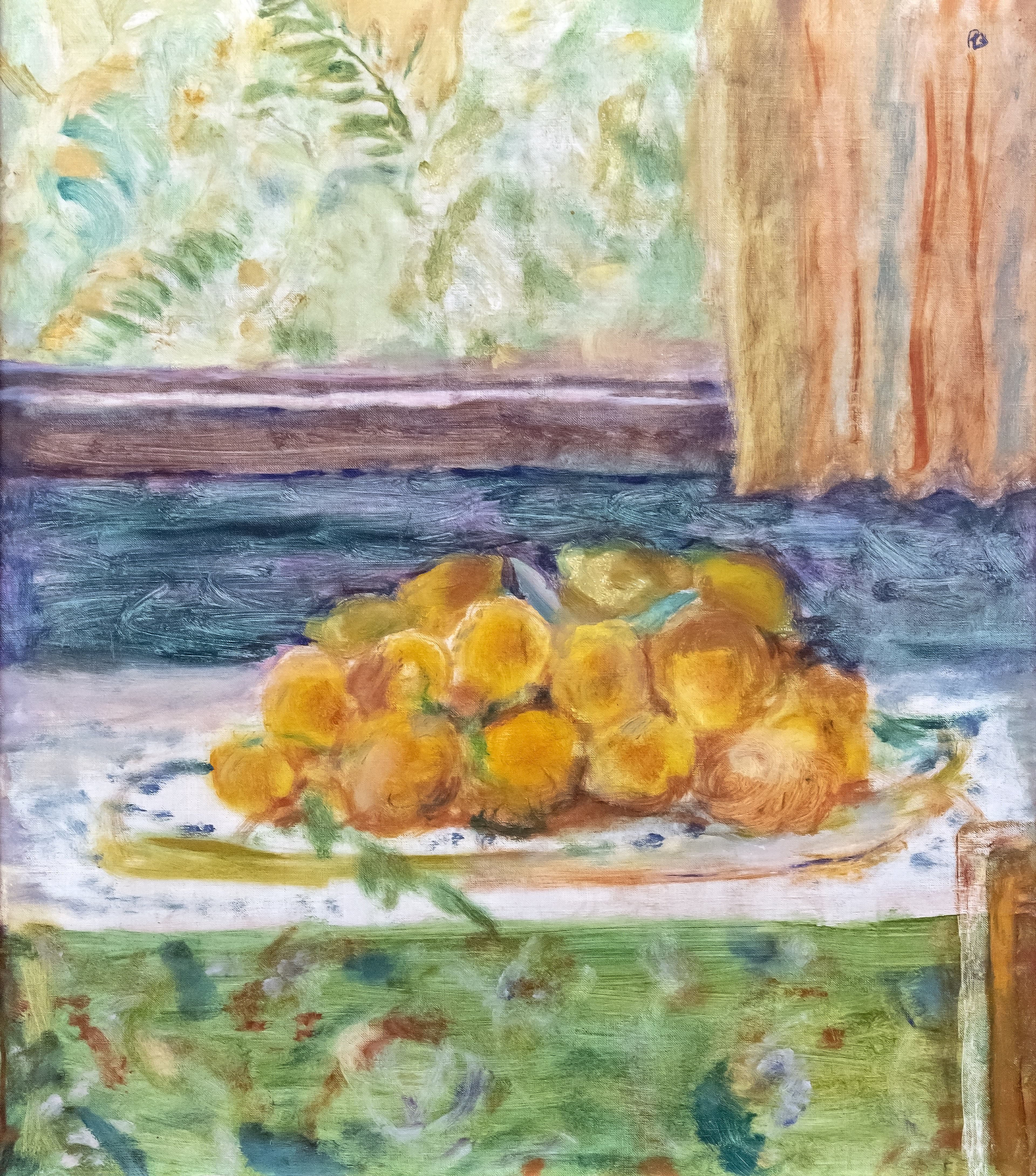Reproduction du tableau « Nature morte aux citrons - Pierre Bonnard » par Alpha Reproduction en peinture à l’huile